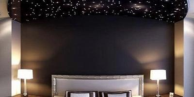 Звездное небо натяжной потолок в спальню
